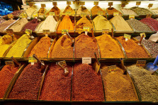 Moroccan spices market